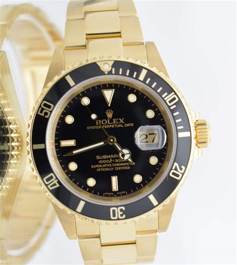 solid gold submariner